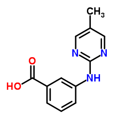 3-[(5-Methyl-2-pyrimidinyl)amino]benzoic acid结构式
