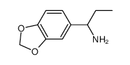 1-(1,3-benzodioxol-5-yl)propan-1-amine structure