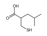 2-(mercaptomethyl)-4-methylpentanoic acid结构式