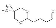 5,5-二甲-2-(3'-甲酰基丙基)-1,3-二噁烷结构式