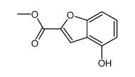 methyl 4-hydroxy-1-benzofuran-2-carboxylate结构式