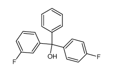 (3-Fluoro-phenyl)-(4-fluoro-phenyl)-phenyl-methanol结构式