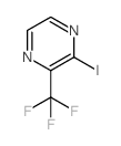 2-Iodo-3-trifluoromethyl-pyrazine结构式