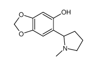 6-(1-Methyl-2-pyrrolidinyl)-1,3-benzodioxol-5-ol Structure
