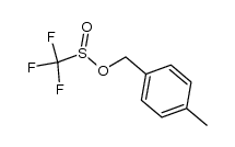 p-Methylbenzyl Trifluoromethanesulfinate Structure