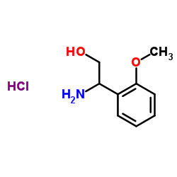 2-氨基-2-(2-甲氧基苯基)乙醇盐酸盐结构式