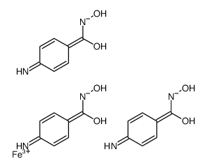 iron(3+)-4-aminobenzohydroxamic acid complex结构式