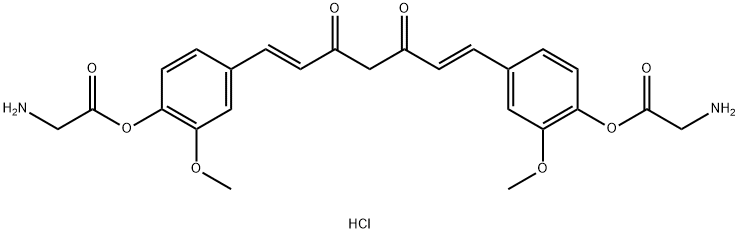 Di-O-glycinoylcurcumin Dihydrochloride图片