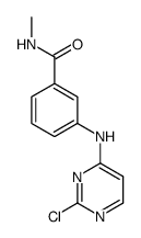3-(2-chloropyrimidin-4-ylamino)-N-methylbenzamide结构式