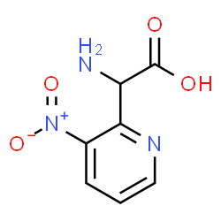 2-Pyridineacetic acid, α-amino-3-nitro- structure