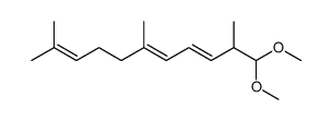 2,6,10-trimethyl-1,1-dimethoxy-3,5,9-undecantriene Structure