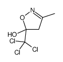 3-methyl-5-(trichloromethyl)-4H-1,2-oxazol-5-ol Structure