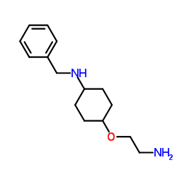 4-(2-Aminoethoxy)-N-benzylcyclohexanamine结构式