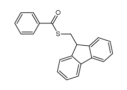 thiobenzoic acid S-(9H-fluoren-9-ylmethyl) ester Structure