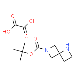 tert-Butyl 1,6-diazaspiro[3.3]heptane-6-carboxylate oxalate Structure