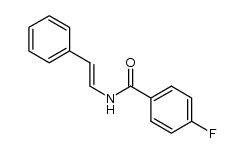 (E)-4-fluoro-N-styrylbenzamide结构式