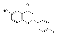 2-(4-fluorophenyl)-6-hydroxychromen-4-one结构式