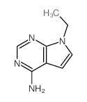7H-Pyrrolo[2,3-d]pyrimidin-4-amine,7-ethyl-结构式
