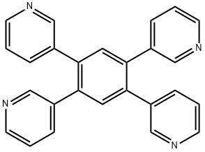 1,2,4,5-四(3-吡啶基)苯结构式