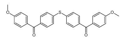 [4-[4-(4-methoxybenzoyl)phenyl]sulfanylphenyl]-(4-methoxyphenyl)methanone Structure