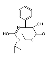 N-(t-Boc)-3-phenyl Isoserine Ethyl Ester Structure