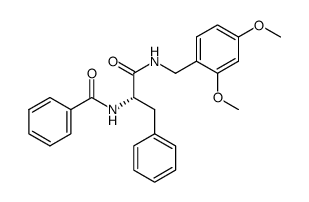 (S)-N-(1-((2,4-dimethoxybenzyl)amino)-1-oxo-3-phenylpropan-2-yl)benzamide结构式