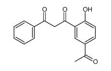 5-acyl-α-benzoyl-o-hydroxyacetophenone Structure