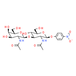 GalNAcβ(1-3)GlcNAc-β-pNP Structure