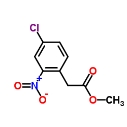 Methyl 2-(4-chloro-2-nitrophenyl)acetate Structure