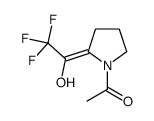 Pyrrolidine, 1-acetyl-2-(2,2,2-trifluoro-1-hydroxyethylidene)-, (Z)- (9CI) picture