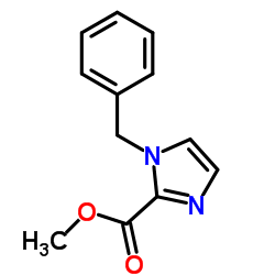 1-苄基-1H-咪唑-2-羧酸甲酯结构式
