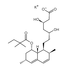 simvastatin potassium salt Structure