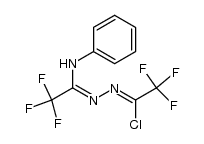 2-anilino-5-chloro-1,1,1,6,6,6-hexafluoro-3,4-diazahexa-2,4-diene Structure
