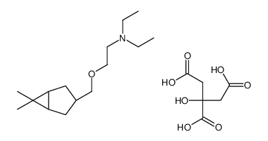 2-[[(1S,5R)-6,6-dimethyl-3-bicyclo[3.1.0]hexanyl]methoxy]-N,N-diethylethanamine,2-hydroxypropane-1,2,3-tricarboxylic acid Structure