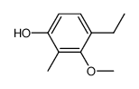 4-Ethyl-3-methoxy-2-methyl-phenol结构式