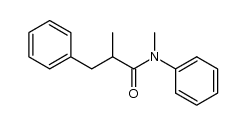 2-benzyl-N-methyl-N-phenylpropanamide结构式