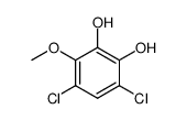 1,2-Benzenediol,4,6-dichloro-3-methoxy-(9CI) structure