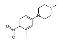1-methyl-4-(3-methyl-4-nitrophenyl)piperazine结构式