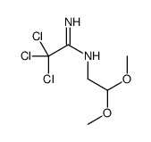 N-(2,2-DIMETHOXYETHYL)TRICHLOROACETAMIDINE structure