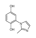 2-(2-methylimidazol-1-yl)benzene-1,4-diol Structure