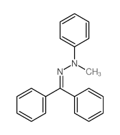 Methanone, diphenyl-,methylphenylhydrazone (9CI)结构式