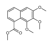 methyl 6,7,8-trimethoxynaphthalene-1-carboxylate Structure