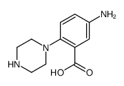 5-amino-2-piperazin-1-ylbenzoic acid Structure