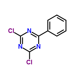 2,4-Dichloro-6-phenyl-1,3,5-triazine Structure