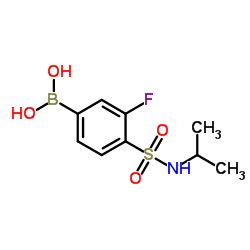 (3-fluoro-4-(N-isopropylsulfamoyl)phenyl)boronic acid picture