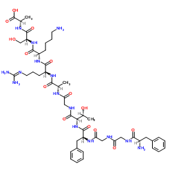 Orphanin FQ(1-11)结构式