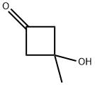 Cyclobutanone, 3-hydroxy-3-methyl- structure