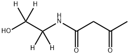 β-(N-Acetoacetylamino)ethanol-d4 Structure