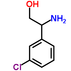 2-Amino-1-(3-chlorophenyl)ethanol Structure