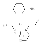 Phosphorodiamidic acid, N,N-bis (2-chloroethyl)-N-ethyl-, compd. with cyclohexylamine (1:1) picture